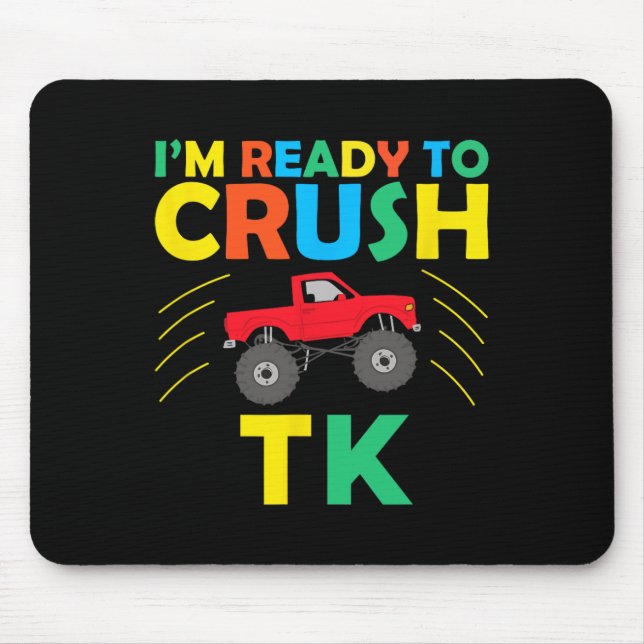 Mousepad Estou Pronto Para Esmagar Tk Dinossauro Ck Para Es (Frente)