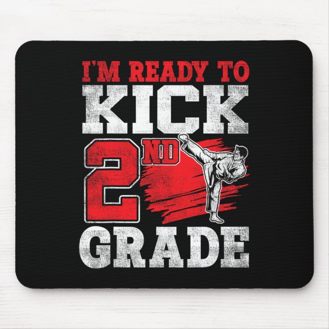 Mousepad Estou pronto para fazer segundo de Karate Ck na es (Frente)