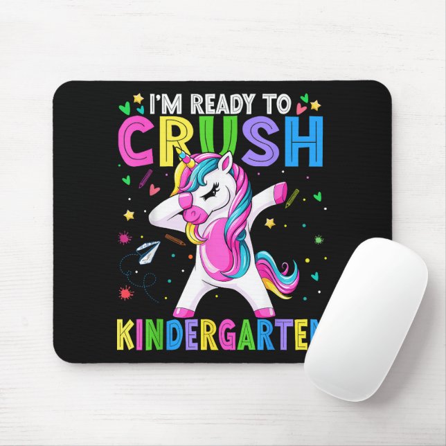 Mousepad Estou Pronto Para o Jardim de Infância de Volta às (Com mouse)