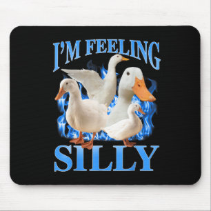 Mousepad Estou Sentindo Bobo Engraçado Ganso Memória Bootle