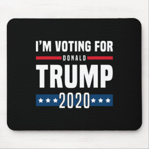 Mousepad Estou votando para a eleição de Trump
