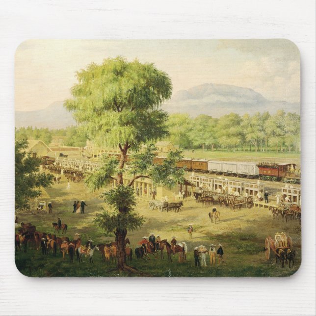 Mousepad Estrada de ferro no vale de México, 1869 (Frente)