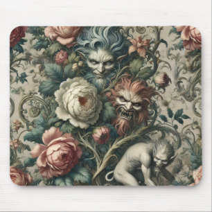 Mousepad Estranhos no Parque à Noite - Vitoriano Gótico