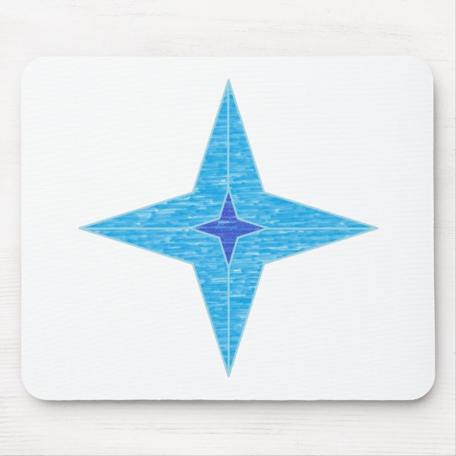 Mousepad Estrela Azul (Frente)