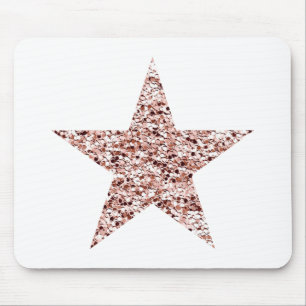 Mousepad Estrela brilhante de Clipe de Sequência Dourada r