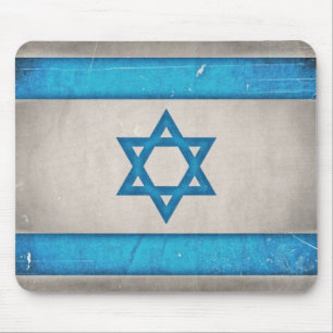 Mousepad Estrela de David suja da bandeira de Israel