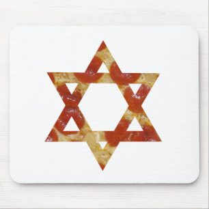 Mousepad estrela de pizza de david