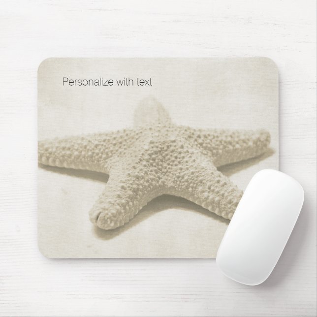 Mousepad Estrela-do-mar Personalizado (Com mouse)