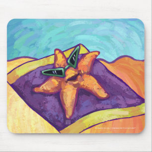 Mousepad Estrela do mar Sunbathing
