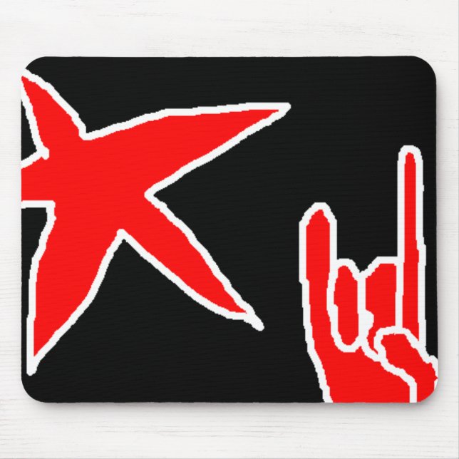 Mousepad Estrela do punk (Frente)
