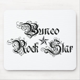 Mousepad estrela do rock do bunco