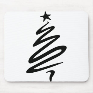 Mousepad Estrela Fir de Natal Estilizada Três Árvores