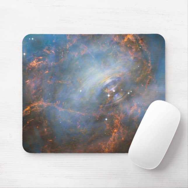 Mousepad Estrela Neutrônica Central Na Nebulosa Do Carangue (Com mouse)