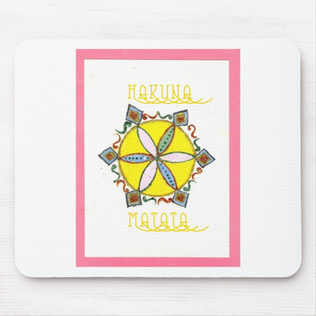 Mousepad Estrela no Fazer Hakuna Matata (Frente)
