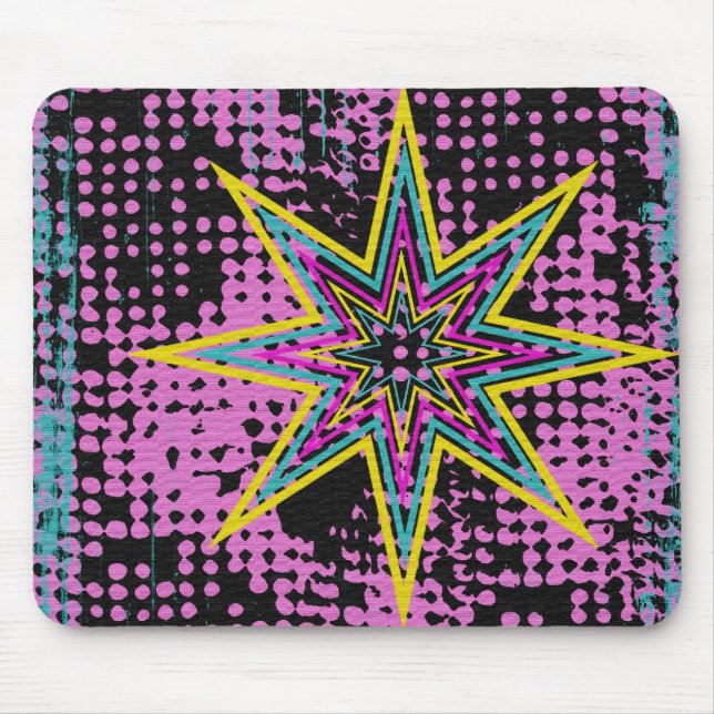 Mousepad Estrela Rosa (Frente)
