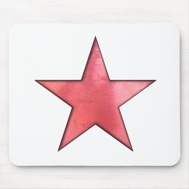 Mousepad estrela vermelha (Frente)