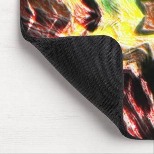 Mousepad Estrelado de anéis com coloração praticamente vest