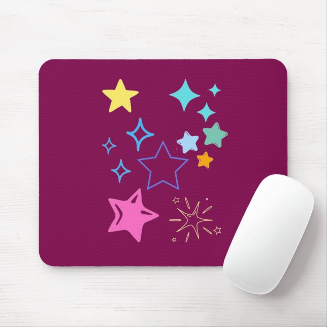 Mousepad Estrelas (Com mouse)