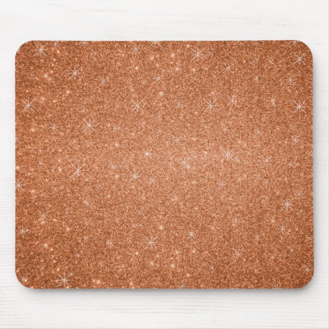 Mousepad Estrelas alaranjadas do brilho (Frente)