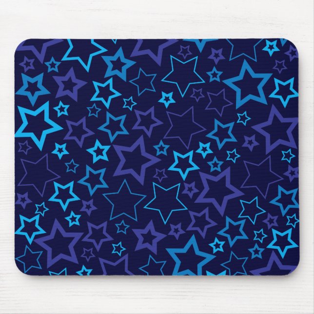 Mousepad Estrelas azuis (Frente)