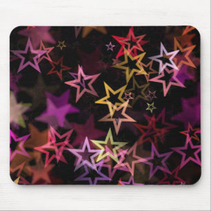 Mousepad Estrelas Coloridas Dançam Whimsicamente