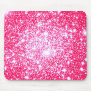 Mousepad Estrelas cor-de-rosa brilhantes