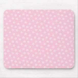 Mousepad Estrelas Cor-de-Rosa Espalhadas