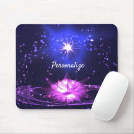 Mousepad Estrelas de Cristal Roxo-Roxo-Lotus Personalizam