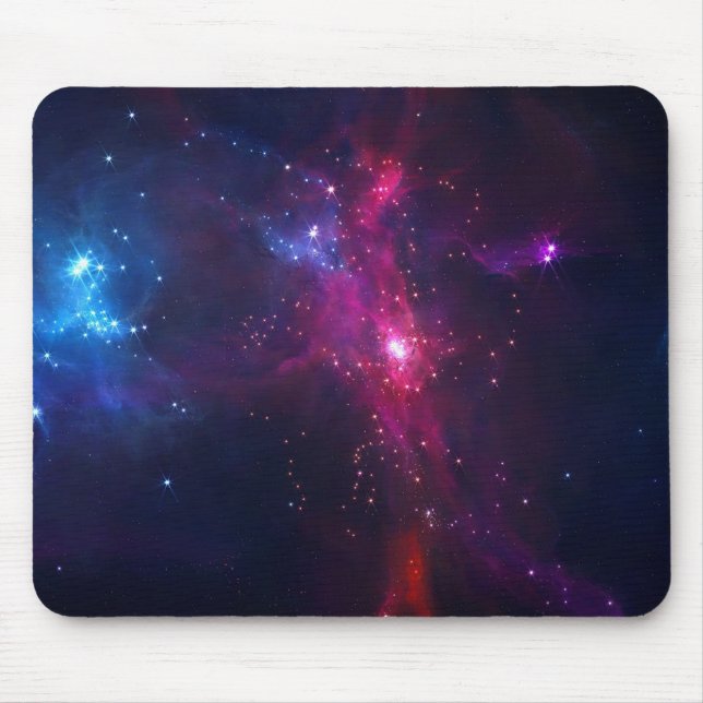 Mousepad Estrelas do Espaço Cósmico e Nebulosa (Frente)