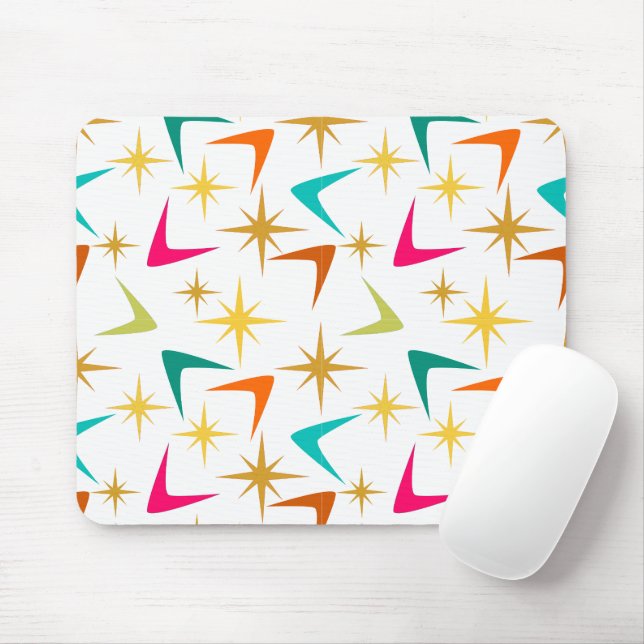 Mousepad Estrelas e bumerangas (Com mouse)