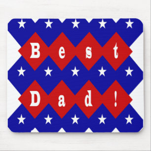 Mousepad Estrelas e Diamantes do Melhor Pai
