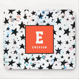 Mousepad estrelas e padrão de astronomia espacial divertida