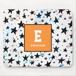 Mousepad estrelas e padrão de astronomia espacial divertida