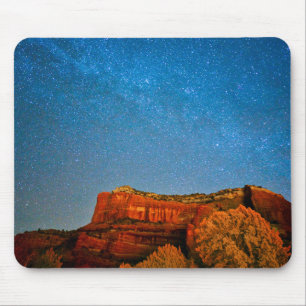 Mousepad Estrelas e rocha vermelha