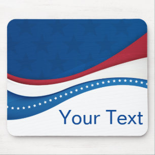 Mousepad Estrelas e Stripes Inerentes Patrióticas