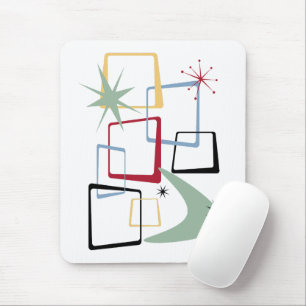 Mousepad Estrelas em Quadrados Atômicos e século Médio de B