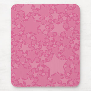 Mousepad Estrelas, Estrelas, Estrelas - Rosa