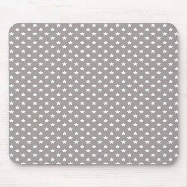 Mousepad Estrelas no cinza (Frente)
