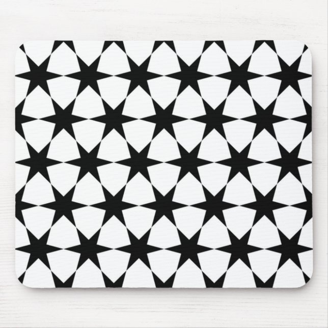 MOUSEPAD ESTRELAS PRETAS (Frente)