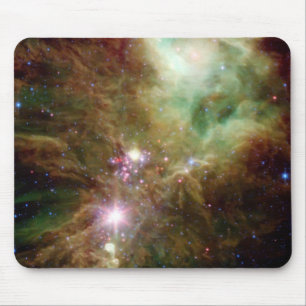 Mousepad Estrelas recém-nascidas no cluster da Árvore de Na