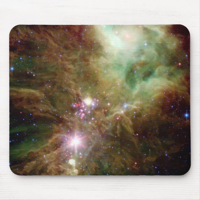 Mousepad Estrelas recém-nascidas no cluster da Árvore de Na (Frente)