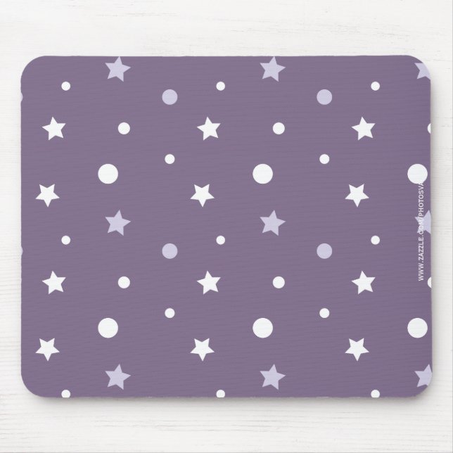Mousepad Estrelas Roxas (Frente)