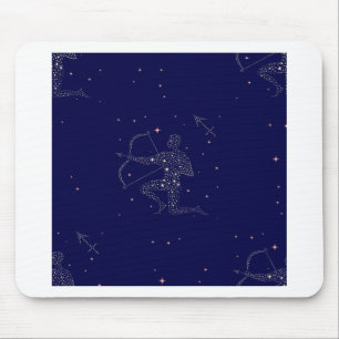 Mousepad estrelas sagitário