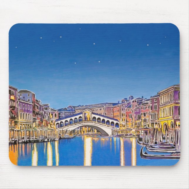 Mousepad Estrelas sobre Veneza (Frente)