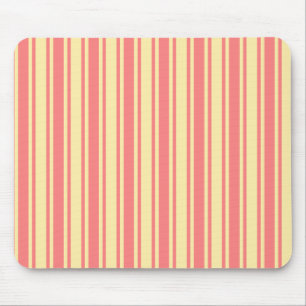 Mousepad Estrias de coral e de doces amarelos