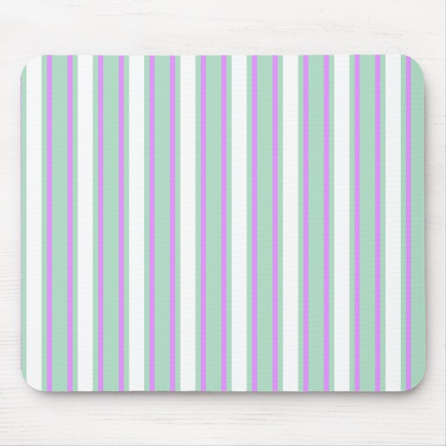 Mousepad Estrias de doces mint e lilac (Frente)
