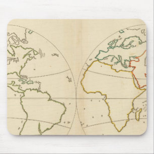Mousepad Estrutura do Mapa Mundial