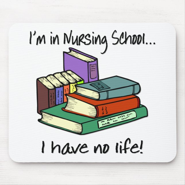 Mousepad Estudante dos cuidados (Frente)