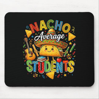 Mousepad Estudantes médios nacho lindo taco volta às aulas