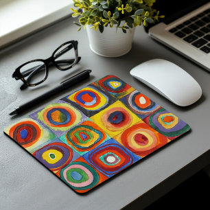 Mousepad Estudo de cor Wassily Kandinsky